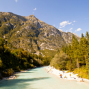 Dolina rijeke Soče iz Istre