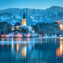 Zimska idila Bleda i Ljubljane iz Zagreba