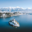 Zimska idila Bleda i Ljubljane iz Zagreba