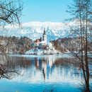 Zimska idila Bleda i Ljubljane iz Zagreba